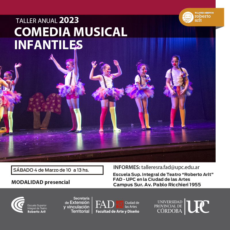 Comedia musical infantiles – Prensa UPC